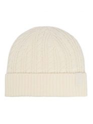 Guess Czapka W6YZ21 Z1487 Kremowy. Białe czapki zimowe Guess, z aplikacjami, z bawełny. Za 214.99 zł.