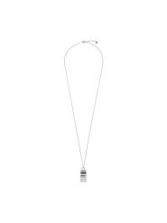 Zadig & Voltaire Naszyjnik Whistle Necklace OWJW00034 Srebrny. Szare naszyjniki Zadig & Voltaire, z syntetyku, srebrne. Za 529.99 zł.
