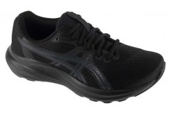 Buty do biegania damskie, Gel-Contend 10. Czarne buty treningowe ASICS, bez wzorów, z materiału, przed kostkę, bez zapięcia, do biegania. Za 289.99 zł.
