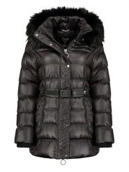 Canadian Peak Parka zimowa "Aimeraudeak" w kolorze czarnym rozmiar: 140. Czarne płaszcze Canadian Peak, na zimę, bez wzorów, z tkaniny, bez kaptura. Za 239.86 zł.