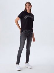 LTB Dżinsy "Molly" - Skinny fit - w kolorze antracytowym rozmiar: W25/L34. Czarne jeansy LTB, l, z aplikacjami, klasyczne. Za 83.81 zł.