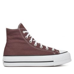 Trampki Converse. Czerwone trampki Converse, bez wzorów, retro, bez zapięcia. Za 309.99 zł.