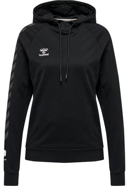 Damska bawełniana bluza z kapturem Hummel Move Grid. Czarne bluzy Hummel, xs, bez wzorów, z bawełny, z kapturem, na fitness i siłownię. Za 148.55 zł.