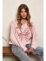 Joséfine Bluza "Ritz" w kolorze jasnoróżowym rozmiar: M. Różowe bluzy Joséfine, m, bez wzorów, bez kaptura. Za 163.26 zł.