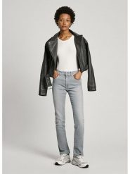 Pepe Jeans Dżinsy - Slim fit - w kolorze jasnoszarym rozmiar: W31/L30. Szare jeansy Pepe Jeans, l, z aplikacjami, z jeansu, klasyczne. Za 312.95 zł.