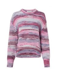 JJXX sweter z dzianiny - JXSimone Kobiety Sztuczne włókno lila|wyrazisty róż|wielokolorowy, M. Czerwone swetry JJXX, m, bez wzorów, z dzianiny, bez ramiączek. Za 139.95 zł.