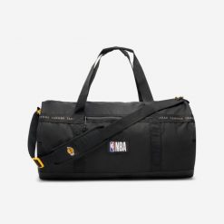 Torba sportowa do koszykówki Duffel Bag Tarmak NBA Lakers. Brązowe torby sportowe TARMAK, bez wzorów, z materiału. Za 119.99 zł.