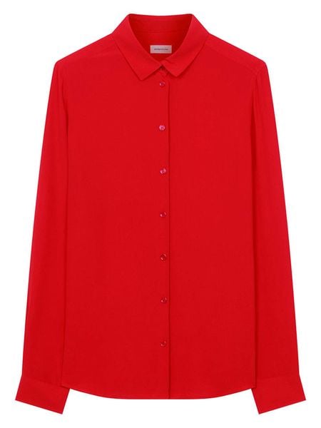 Seidensticker Koszula - Regular fit - w kolorze czerwonym rozmiar: 42. Różowe koszule Seidensticker, bez wzorów, z wiskozy, bez kołnierzyka, bez ramiączek. Za 139.54 zł.