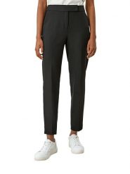 S.Oliver Spodnie w kolorze czarnym rozmiar: 38. Czarne spodnie materiałowe S.Oliver, bez wzorów, z materiału. Za 159.21 zł.