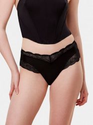 Triumph Figi klasyczne Lift Smart Bandeau Maxi EX 10215945 Czarny. Czarne figi Triumph, bez wzorów, z syntetyku. Za 79.99 zł.
