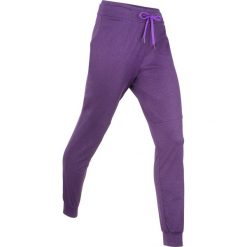Spodnie sportowe termoaktywne funkcyjne, długie, Level 3 bonprix ciemnofioletowy melanż. Spodnie dresowe marki bonprix. Za 59.99 zł.