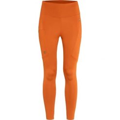 Legginsy damskie Fjallraven Abisko Tights. Brązowe legginsy Fjällräven, bez wzorów, z materiału. Za 662.85 zł.