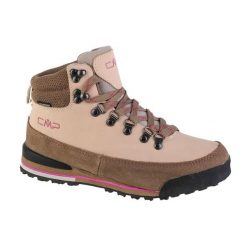 Buty trekkingowe damskie, CMP Heka WP Wmn Hiking. Brązowe trekkingi CMP, bez wzorów, z materiału, bez zapięcia, outdoorowe. Za 502.10 zł.