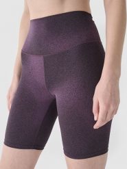 4F Szorty sportowe w kolorze fioletowym rozmiar: XS. Różowe szorty sportowe 4f, bez wzorów, z materiału, outdoorowe. Za 59.95 zł.