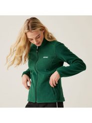 Regatta Kurtka polarowa "Floreo IV" w kolorze zielonym rozmiar: 40. Zielone kurtki Regatta, bez wzorów, z polaru, bez kaptura. Za 149.66 zł.