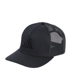 Czapka z daszkiem z zatrzaskiem z tyłu. Czarne czapki z daszkiem adidas, bez wzorów, sportowe. Za 109.00 zł.