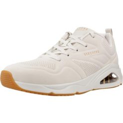 Tenisówki Skechers Model Tres-air Uno - Ah - Kolor Biały. Białe trampki Skechers, bez wzorów, z materiału, sportowe, bez zapięcia. Za 409.00 zł.