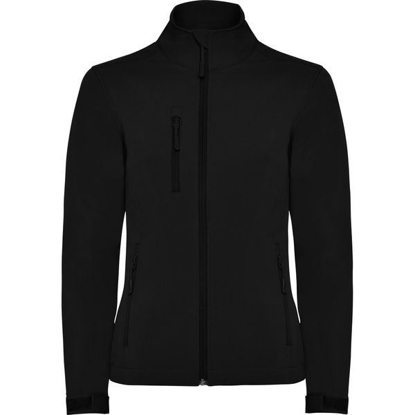 Damska Kurtka Soft Shell Nebraska. Czarne kurtki ROLY, xl, bez wzorów, sportowe, bez kaptura. Za 160.99 zł.