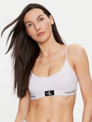 Calvin Klein Underwear Biustonosz top 000QF7245E Fioletowy. Fioletowe biustonosze Calvin Klein Underwear, xl, bez wzorów, z syntetyku, bez kołnierzyka, bez ramiączek. Za 99.99 zł.