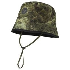 Kapelusz przeciwdeszczowy typu bucket wodoodporny zielony. Zielone kapelusze AGU, bez wzorów, z materiału, eleganckie. Za 207.05 zł.