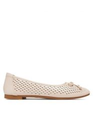 Clara Barson Baleriny WFA3602-3 Beżowy. Brązowe baleriny Clara Barson, bez wzorów, z materiału, bez obcasa, bez zapięcia. Za 89.99 zł.