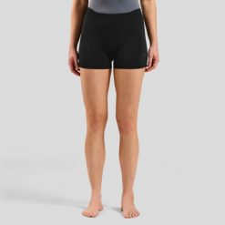 Bokserki damskie Odlo PERFORMANCE LIGHT ECO. Czarne bokserki damskie ODLO, bez wzorów, z materiału. Za 147.29 zł.