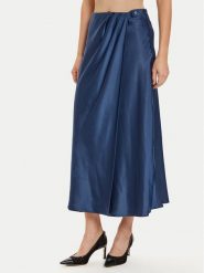 Guess Spódnica midi Anastasia W4BD56 WGIG2 Granatowy Regular Fit. Niebieskie spódnice Guess, m, z aplikacjami, z syntetyku, midi. Za 249.99 zł.