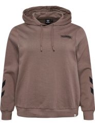 Bluza damska z kapturem Hummel Legacy Plus. Brązowe bluzy Hummel, na jesień, s, bez wzorów, z bawełny, klasyczne, bez ramiączek, z kapturem. Za 208.10 zł.