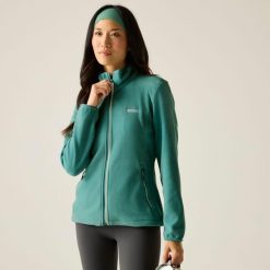 Floreo IV Polar turystyczny damski. Zielone bluzy z polaru Regatta, bez wzorów, z polaru. Za 125.99 zł.