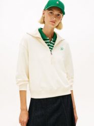 Tommy Hilfiger Bluza Kobiety beżowy, M. Brązowe bluzy bez kaptura Tommy Hilfiger, m, bez wzorów, z bawełny, bez kaptura. Za 329.95 zł.