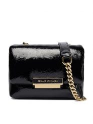 Armani Exchange Torebka XW000357 AF17239 UC001 Czarny. Czarne kopertówki Armani Exchange, bez wzorów, ze skóry, wizytowe, bez dodatków. Za 589.99 zł.