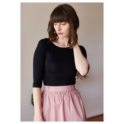 Bluzka Ribolla czarna XXS czarny. Bluzki marki Marie Zélie. W wyprzedaży za 87.30 zł.