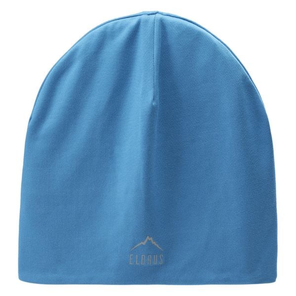 Czapka Elbrus Niko. Niebieskie czapki zimowe ELBRUS, bez wzorów, z materiału, eleganckie. Za 44.07 zł.