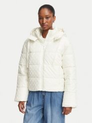 Guess Kurtka zimowa W6BL56 W4195 Kremowy Regular Fit. Białe kurtki Guess, na zimę, xl, z aplikacjami, z syntetyku, bez kaptura. Za 794.99 zł.