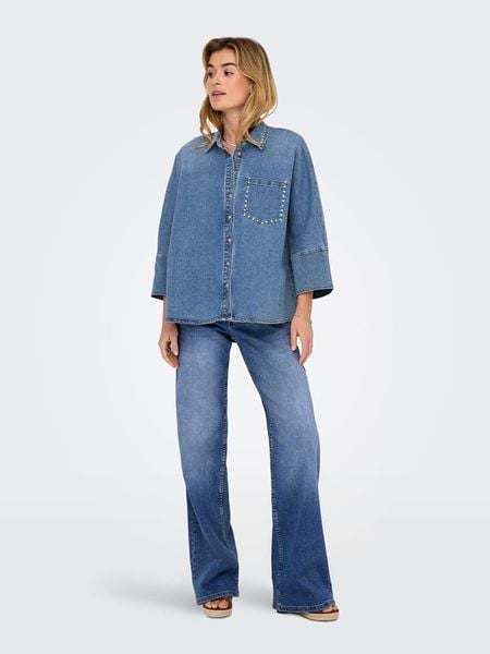 ONLY Dżinsy - Comfort fit - w kolorze niebieskim rozmiar: W27/L32. Niebieskie jeansy ONLY, l, bez wzorów, klasyczne. Za 82.99 zł.