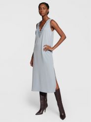 Ted Baker Sukienka koktajlowa Laurez 261702 Błękitny Regular Fit. Niebieskie sukienki Ted Baker, bez wzorów, z syntetyku, wizytowe, bez kołnierzyka, bez ramiączek. Za 719.99 zł.