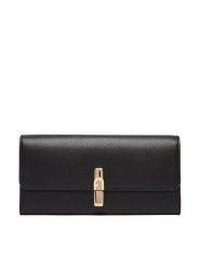 Furla Portfel Iride Continental Wallet WP00591 ARE000 CN O6000 Czarny. Czarne portfele Furla, bez wzorów, ze skóry. Za 849.99 zł.