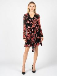 Pinko Sukienka | 1N13FE A011 | Kobieta | Czerwony, Czarny. Czarne sukienki Pinko, na co dzień, bez wzorów, z poliesteru, bez kołnierzyka, bez ramiączek, midi, proste. W wyprzedaży za 419.00 zł.