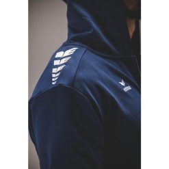 Niebieska kurtka z kapturem Erima Cmpt Wings. Niebieskie kurtki Erima, m, bez wzorów, z materiału, klasyczne, z kapturem. Za 290.40 zł.
