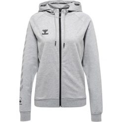 Damska bawełniana bluza z kapturem zapinana na zamek Hummel Move Grid. Szare bluzy Hummel, xs, bez wzorów, z bawełny, sportowe, bez ramiączek, z kapturem. W wyprzedaży za 271.50 zł.
