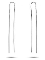 Eclat d'Argent Srebrne kolczyki rozmiar: onesize. Szare kolczyki Eclat d'Argent, srebrne. Za 56.99 zł.