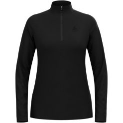 Bluza techniczna damska ODLO Essential Light Mid Layer 1/2 zip. Fioletowe bluzy ODLO, bez wzorów, bez kaptura. Za 273.71 zł.