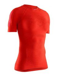 X-Bionic Koszulka w kolorze pomarańczowym do biegania rozmiar: S. Pomarańczowe t-shirty sportowe X BIONIC, s, bez wzorów, z materiału, bez ramiączek, do biegania. Za 224.52 zł.