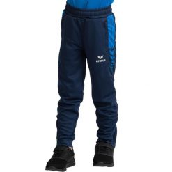 Spodnie dresowe dla dzieci Erima Worker Six Wings. Niebieskie szorty Erima, bez wzorów, z dresówki, sportowe. Za 162.00 zł.