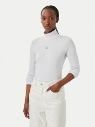 Calvin Klein Jeans Golf LV047D203G Fioletowy jasny Slim Fit. Fioletowe swetry Calvin Klein Jeans, s, bez wzorów, z bawełny, bez ramiączek. Za 209.99 zł.