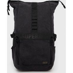 Superdry plecak damski kolor czarny duży gładki. Czarne plecaki Superdry, bez wzorów, do ręki, bez dodatków. W wyprzedaży za 335.99 zł.
