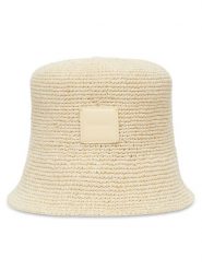 Calvin Klein Kapelusz Crochet Bucket LV04K5064G Beżowy. Brązowe kapelusze Calvin Klein, bez wzorów, z bawełny. Za 199.99 zł.