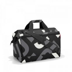 Torba allrounder l pocket signature bold grey. Szare torby podróżne Reisenthel, bez wzorów, z tkaniny, na ramię. W wyprzedaży za 195.90 zł.