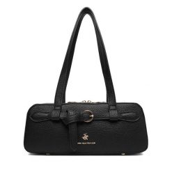 Torebka Beverly Hills Polo Club. Czarne torebki klasyczne Beverly Hills Polo Club, bez wzorów, klasyczne, bez dodatków. Za 219.99 zł.