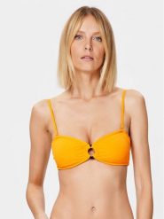 Roxy Góra od bikini ERJX304957 Pomarańczowy. Brązowe bikini Roxy, bez wzorów, z syntetyku. Za 139.99 zł.